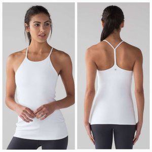 Lululemon sun setter tank top white sz 6 WORN ONCE